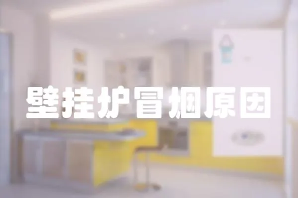 壁掛爐冒煙原因