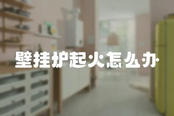 壁掛爐起火怎么辦