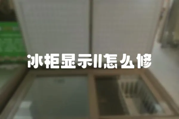 冰柜顯示ll怎么修