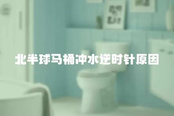 北半球馬桶沖水逆時針原因