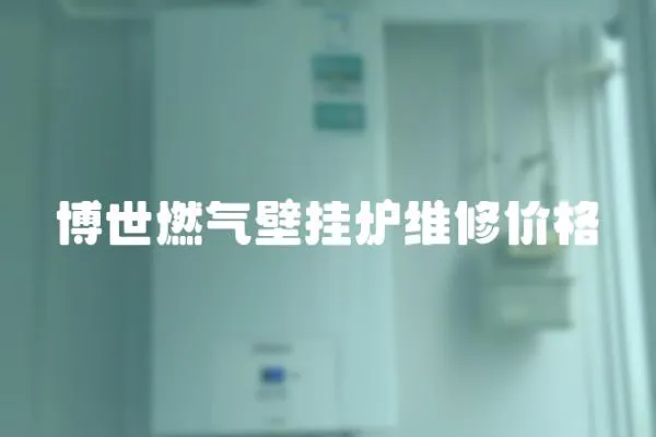 博世燃?xì)獗趻鞝t維修價(jià)格