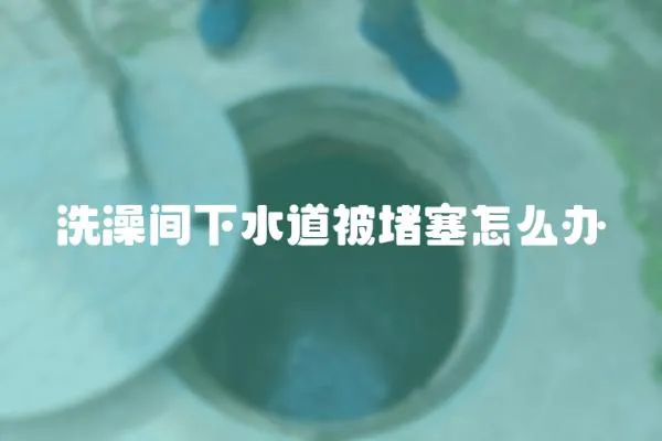 洗澡間下水道被堵塞怎么辦