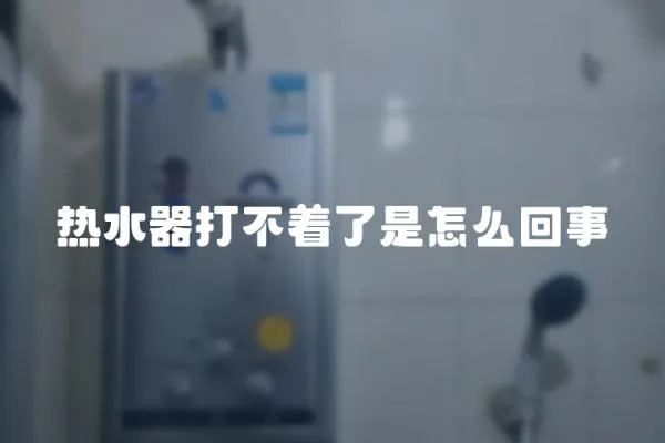 熱水器打不著了是怎么回事