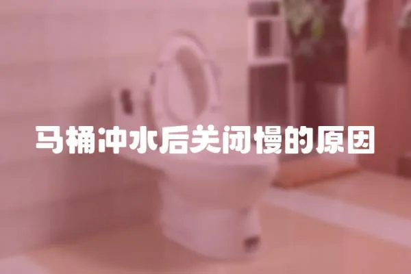 马桶冲水后关闭慢的原因