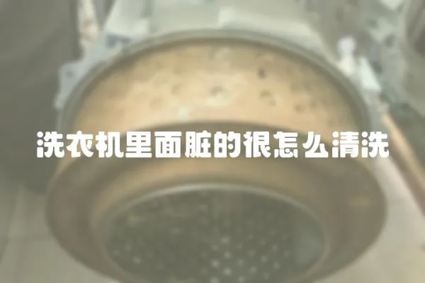 洗衣機里面臟的很怎么清洗