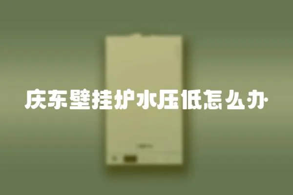 慶東壁掛爐水壓低怎么辦