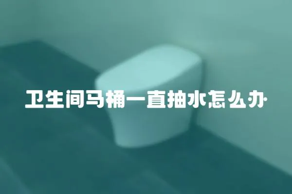 衛生間馬桶一直抽水怎么辦