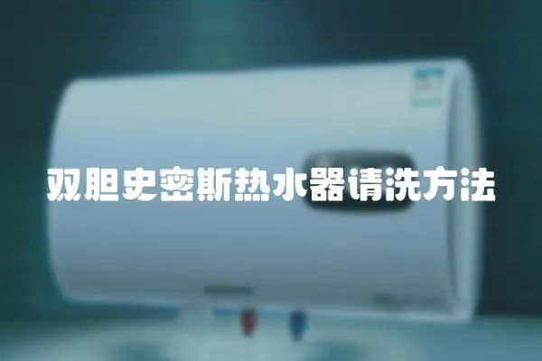 雙膽史密斯熱水器請洗方法