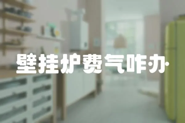 壁掛爐費氣咋辦