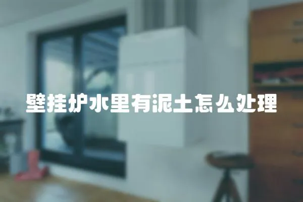 壁掛爐水里有泥土怎么處理