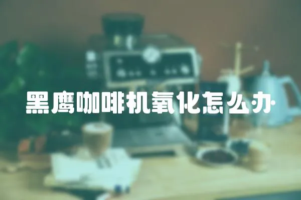 黑鷹咖啡機(jī)氧化怎么辦