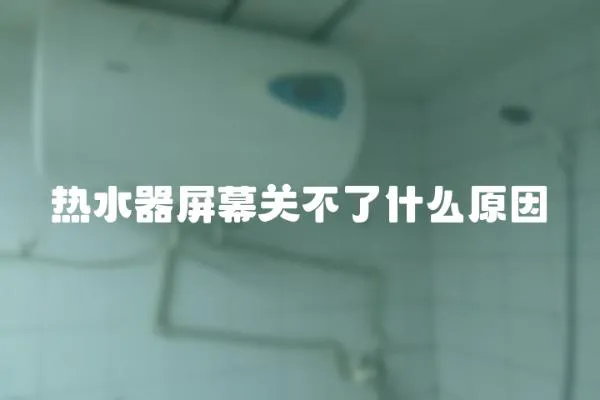 熱水器屏幕關不了什么原因