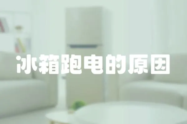 冰箱跑電的原因
