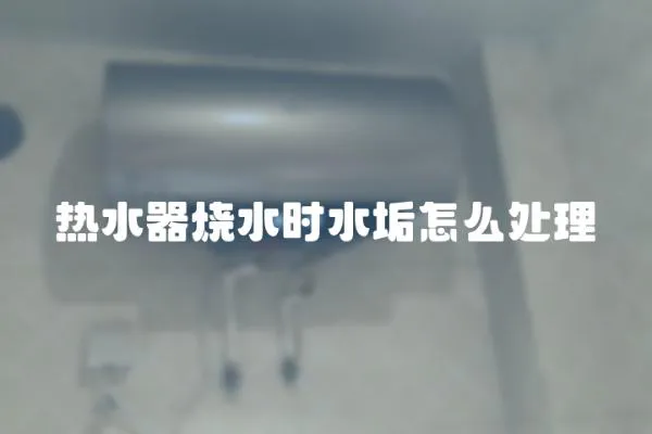 熱水器燒水時水垢怎么處理