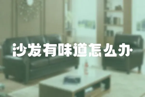 沙發有味道怎么辦