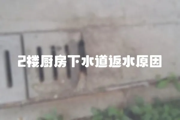 2樓廚房下水道返水原因