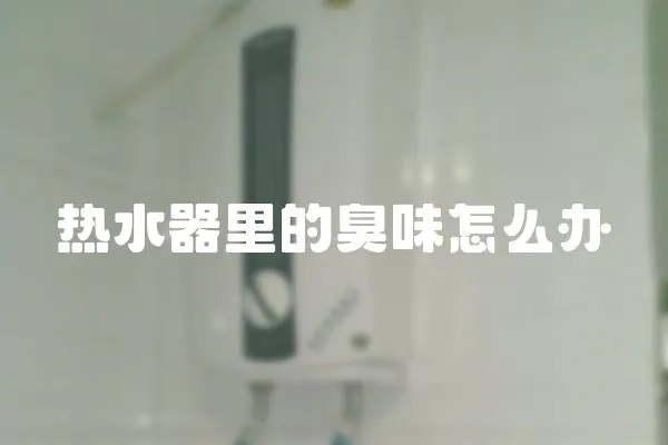 熱水器里的臭味怎么辦