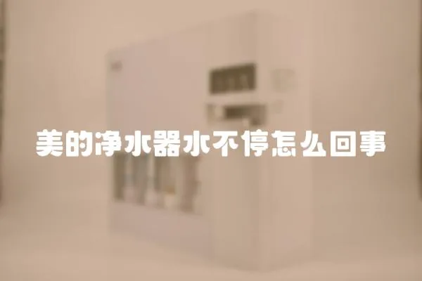 美的凈水器水不停怎么回事