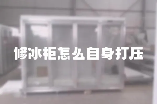 修冰柜怎么自身打壓