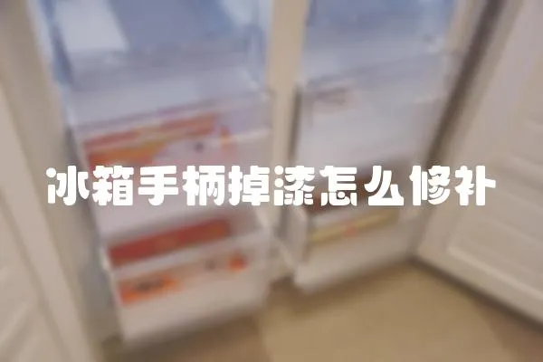 冰箱手柄掉漆怎么修补