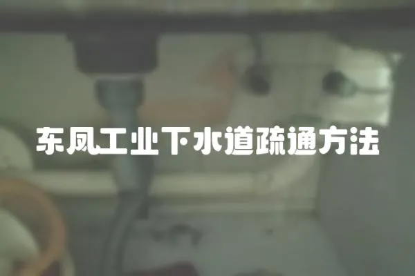 東鳳工業下水道疏通方法
