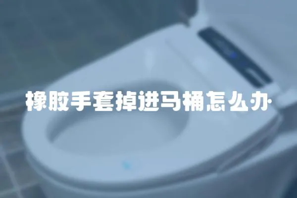 橡胶手套掉进马桶怎么办