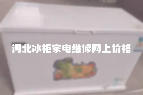 河北冰柜家電維修網上價格