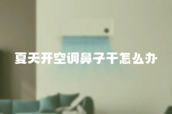 夏天開空調鼻子干怎么辦