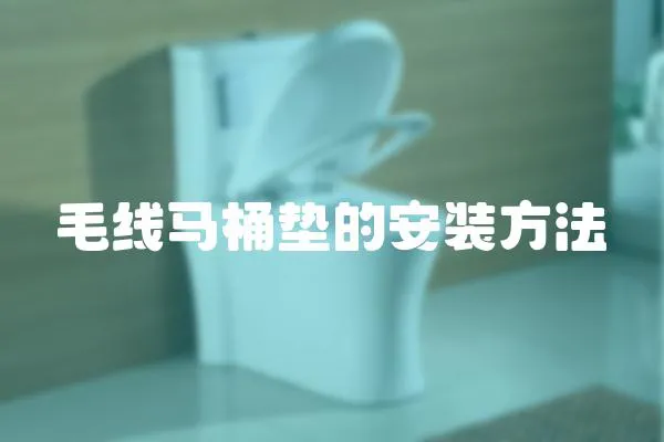 毛線馬桶墊的安裝方法