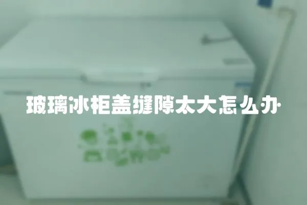 玻璃冰柜蓋縫隙太大怎么辦