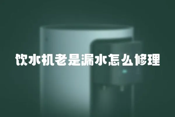 飲水機老是漏水怎么修理