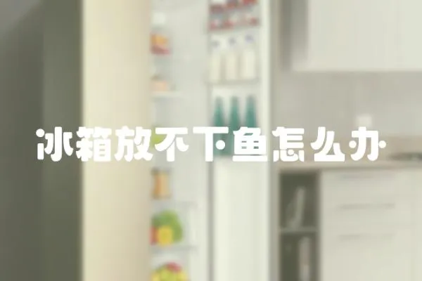 冰箱放不下魚怎么辦