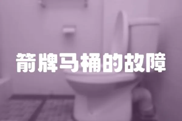 箭牌馬桶的故障
