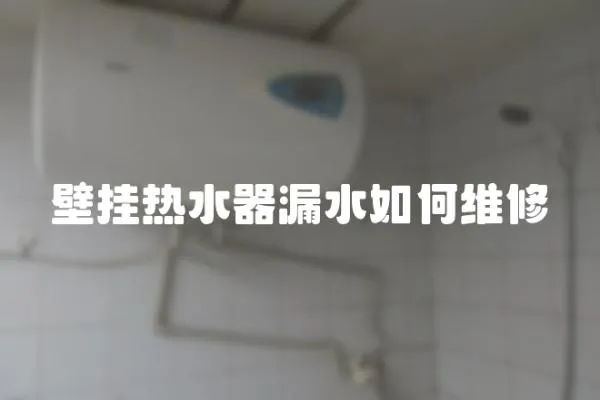 壁挂热水器漏水如何维修