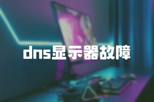 dns顯示器故障