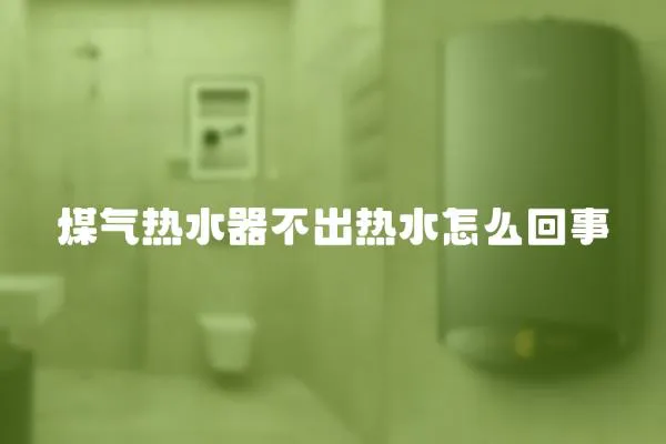 煤氣熱水器不出熱水怎么回事