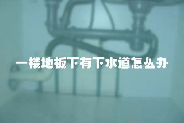 一樓地板下有下水道怎么辦