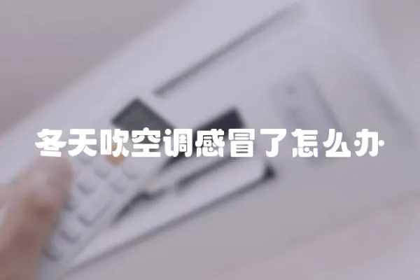 冬天吹空調(diào)感冒了怎么辦