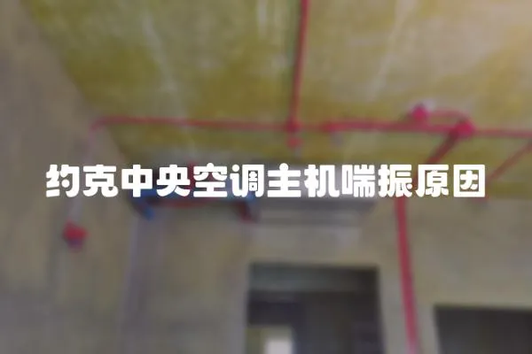 約克中央空調主機喘振原因