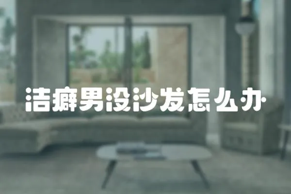 潔癖男沒沙發(fā)怎么辦