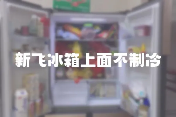 新飛冰箱上面不制冷
