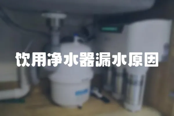 飲用凈水器漏水原因