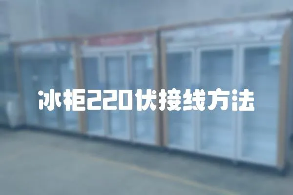 冰柜220伏接線方法