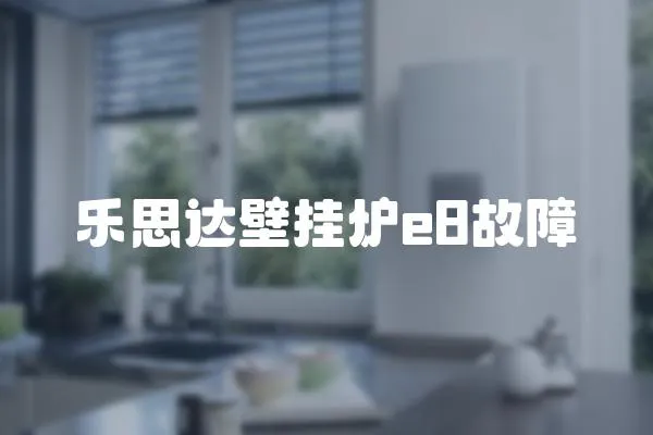 樂思達(dá)壁掛爐e8故障