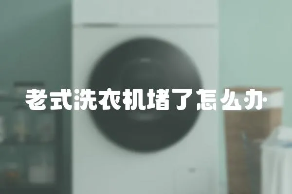 老式洗衣機堵了怎么辦
