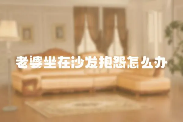 老婆坐在沙發抱怨怎么辦