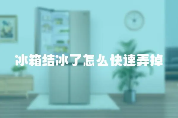 冰箱結(jié)冰了怎么快速弄掉