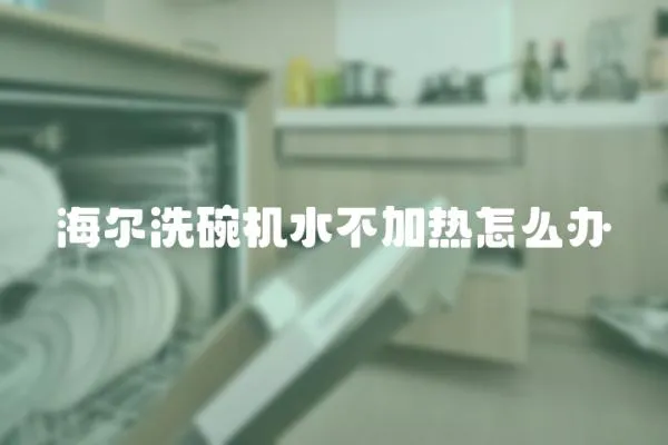 海爾洗碗機水不加熱怎么辦
