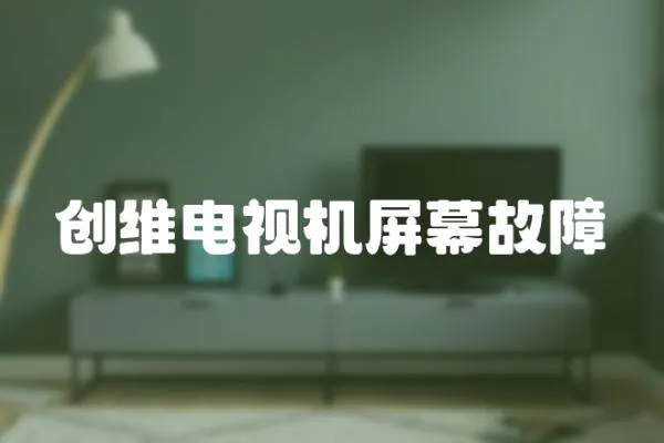 創維電視機屏幕故障