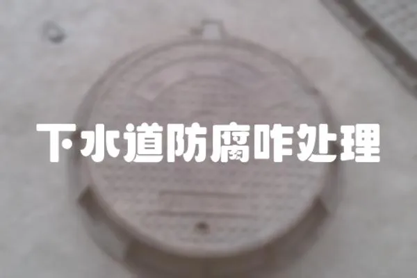 下水道防腐咋處理